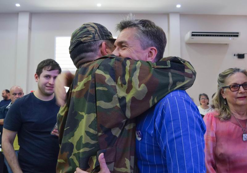 Zdero recibió el agradecimiento de los movilizados y no movilizados por Malvinas