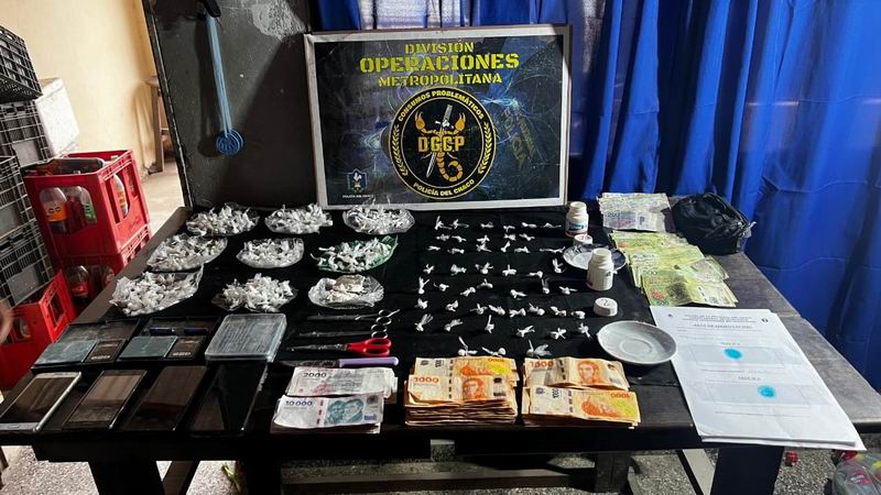 Incautaron drogas por unos $3 millones