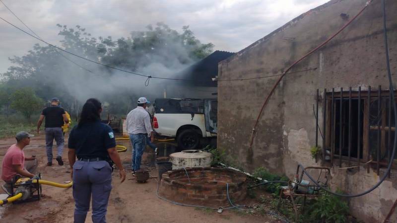 Misterio tras un incendio y un supuesto suicidio