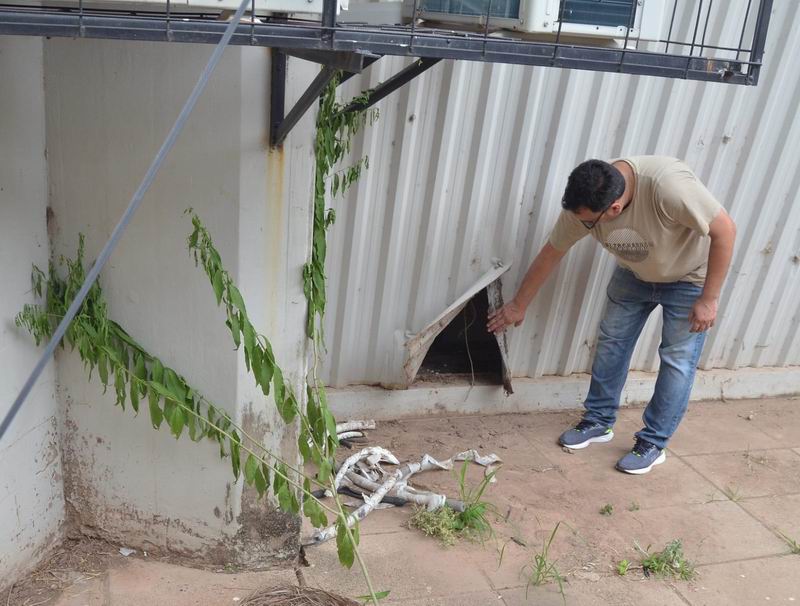 Provocaron daños en el Domo durante un intento de robo