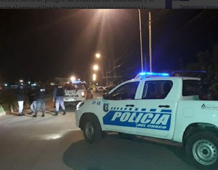 Ebrio entró a la casa de su vecina y con un machete atacó a un policía