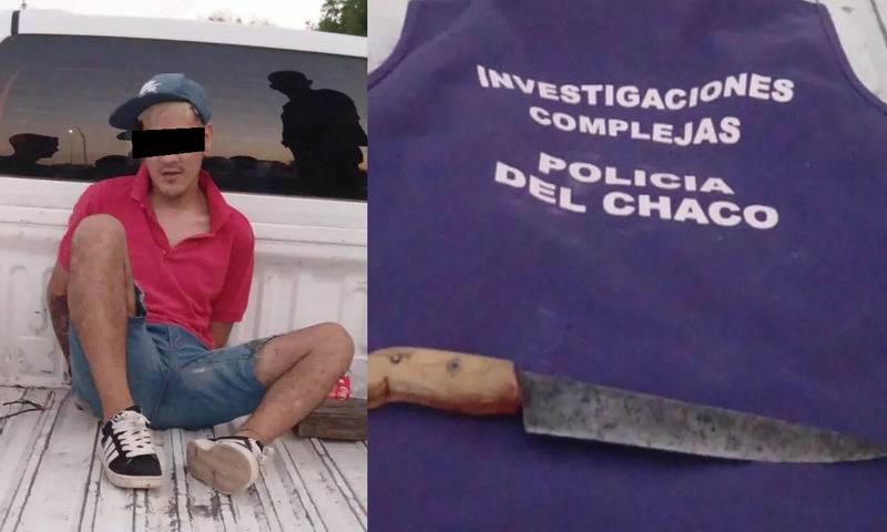 Lo apuñalaron mientras cortaba el pasto
