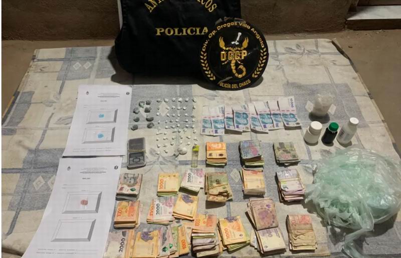Desmantelaron cuatro centros de venta de drogas y detuvieron a cinco personas