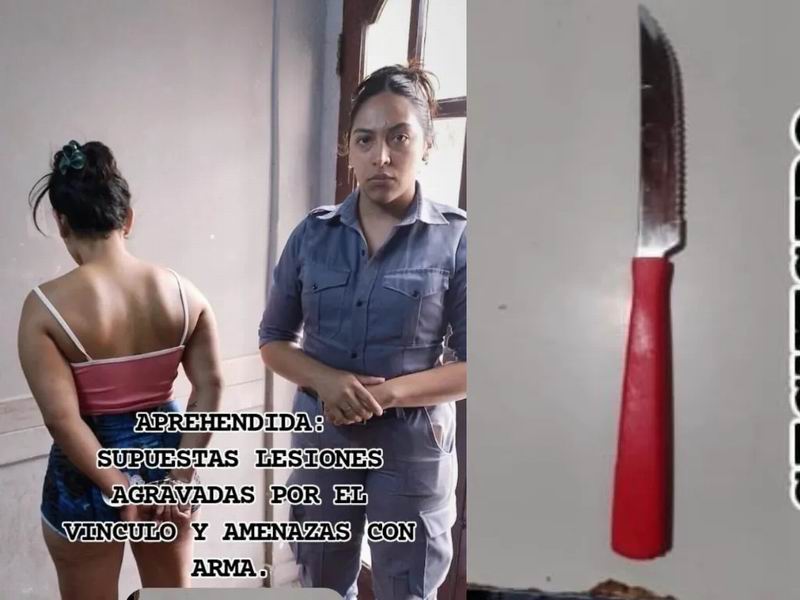 Borracha, atacó a su hermana y a su madre
