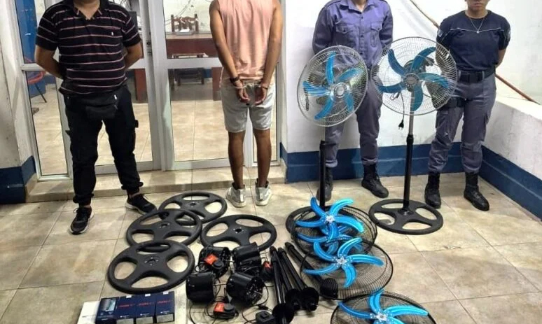 Santa Sylvina: detuvieron a encargado que robó casi todo el local