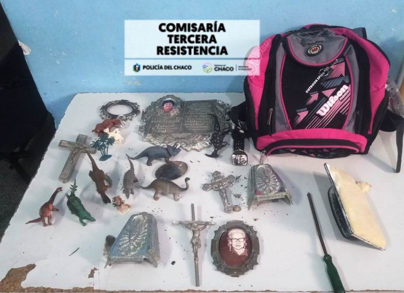 Cayó el profanador de tumbas del cementerio