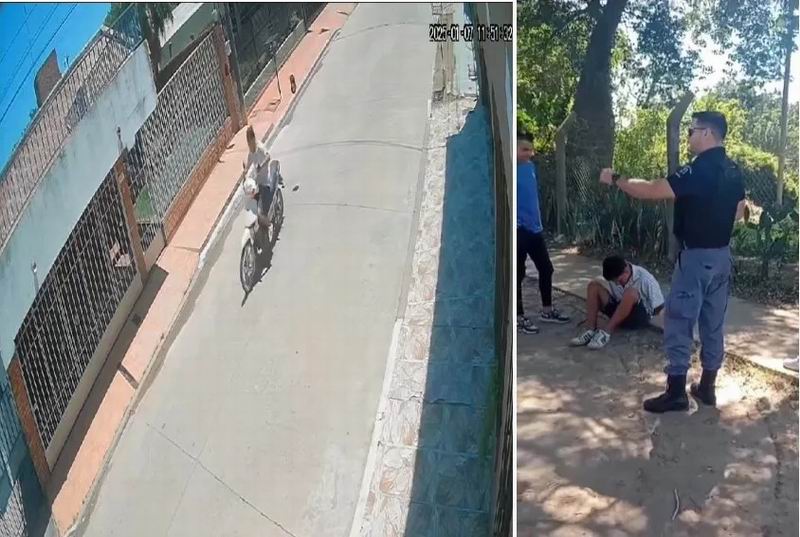 Cayó uno de los ladrones que golpearon a una mujer