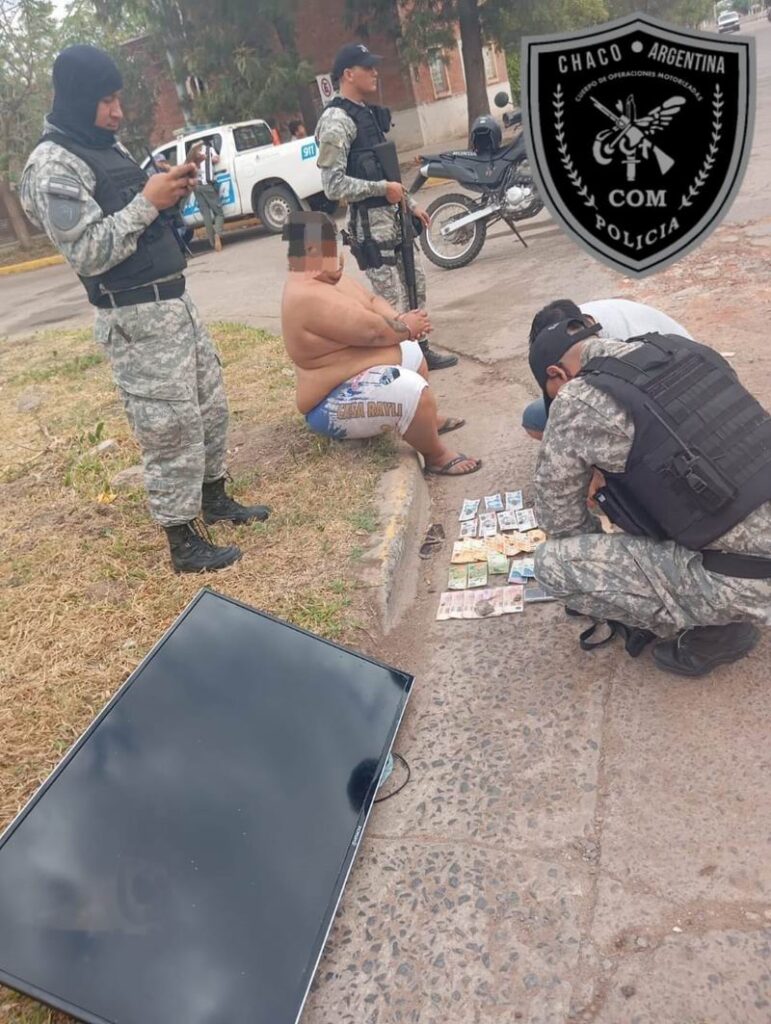 Marginal quiso huir, pero la Policía fue más veloz