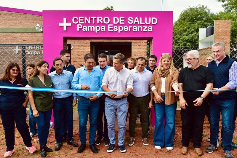 Zdero inauguró la construcción del Centro de Salud en el paraje Pampa Esperanza