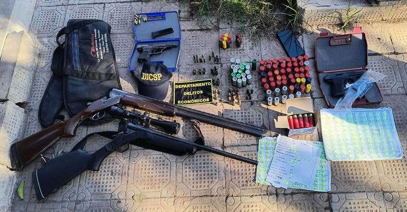 De no creer: sorteaban armas y hasta las balas «mata policías»