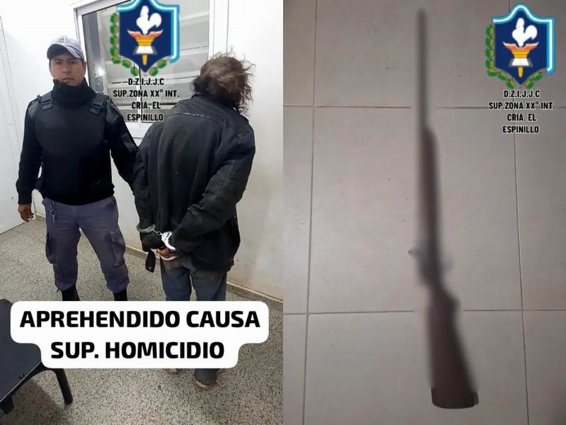 Atraparon al presunto autor de un homicidio