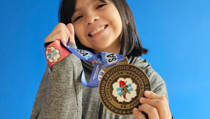 Luciana García, campeona nacional de judo: «Se aprenden valores fundamentales»
