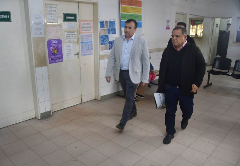 Rodríguez constató el funcionamiento del centro de salud de villa Río Negro