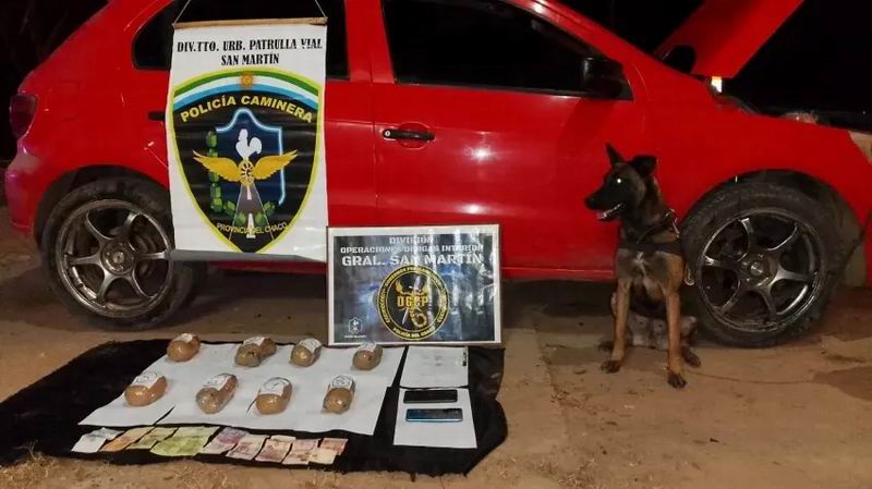 Cayeron formoseños con 2 kilos de marihuana
