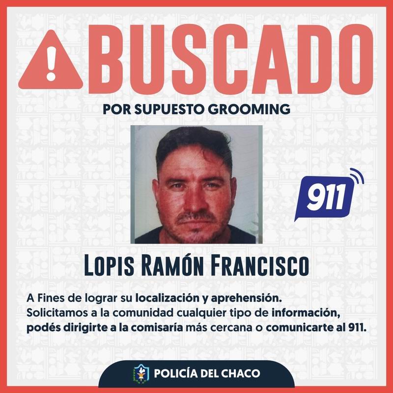Buscan a un hombre por un caso de supuesto grooming