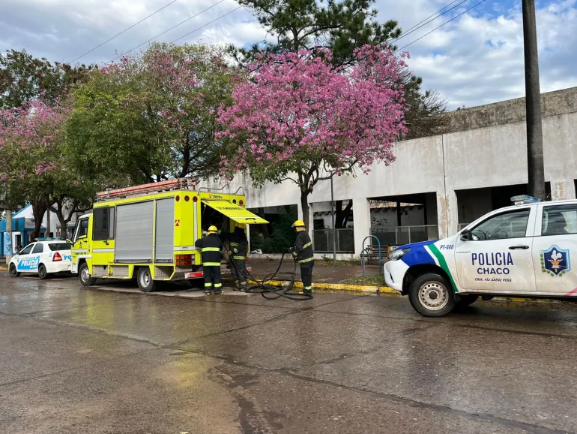 Se registró un incendio en el sector abandonado del Hospital 4 de Junio
