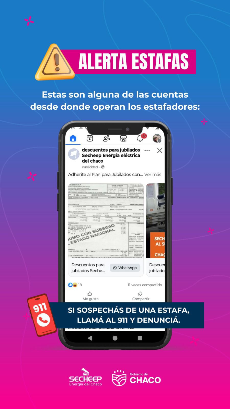Secheep alerta sobre nuevos intentos de estafas a través de whatsapp ...