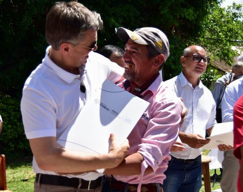 Sueños cumplidos: 70 familias de Basail recibieron sus títulos de propiedad