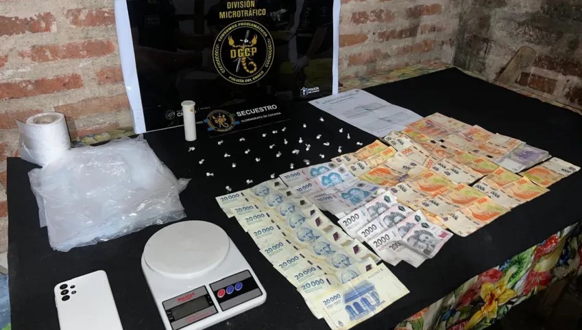 Desmantelaron un búnker de drogras en Makallé y detuvieron a un hombre de 56 años