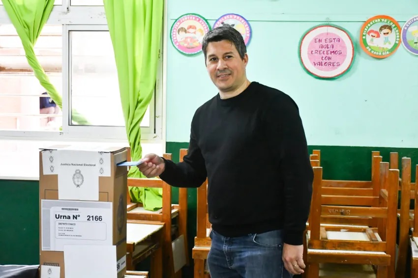 Votó «Juanchi» García: «Las urnas son la mejor herramienta que tenemos en democracia»