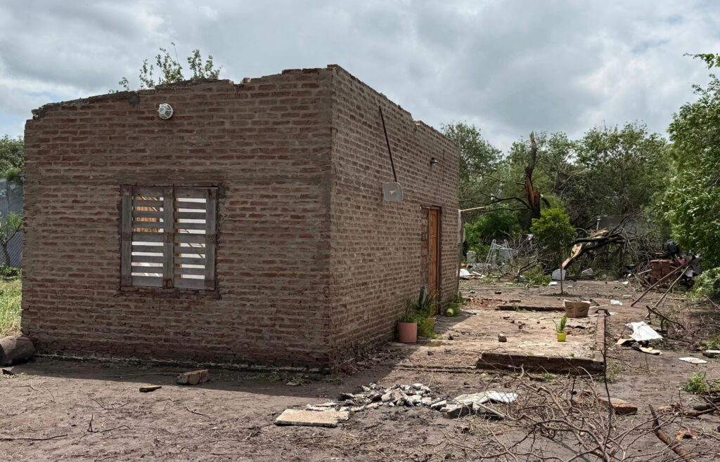 Coronel Du Graty: asisten y coordinan acciones junto al municipio tras el fuerte temporal