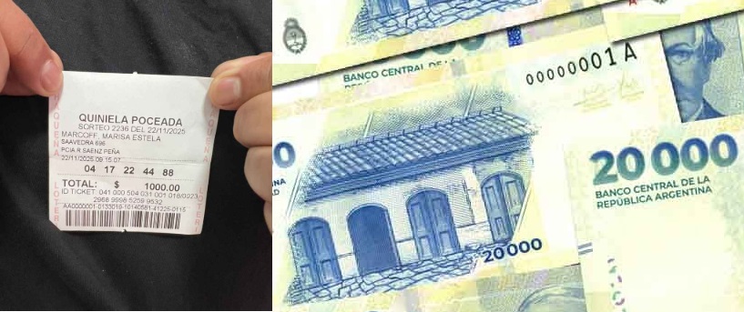 Sáenz Peña: un estudiante universitario ganó $132 millones con la Poceada Chaqueña
