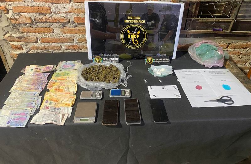 Secuestran cocaína, marihuana y dinero vinculados al narcomenudeo