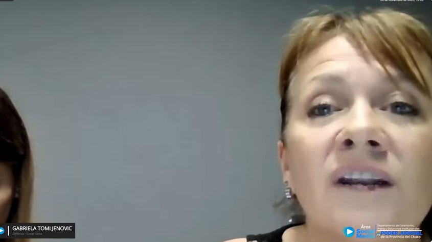 Gabriela Tomljenovic pidió «constitucionalidad» y una pena «válida» para César Sena