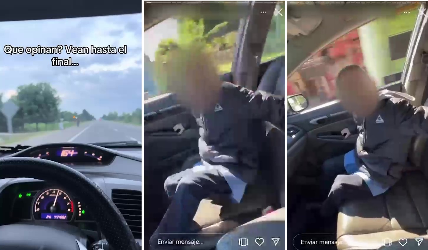 Conductor filmado a 170 km/h y con su hijo sin cinturón será suspendido ...