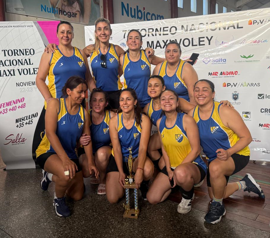 Femenino: Don Orione +33 se lució en el “Séptimo Torneo de Maxi Vóley” que se disputó en Salta