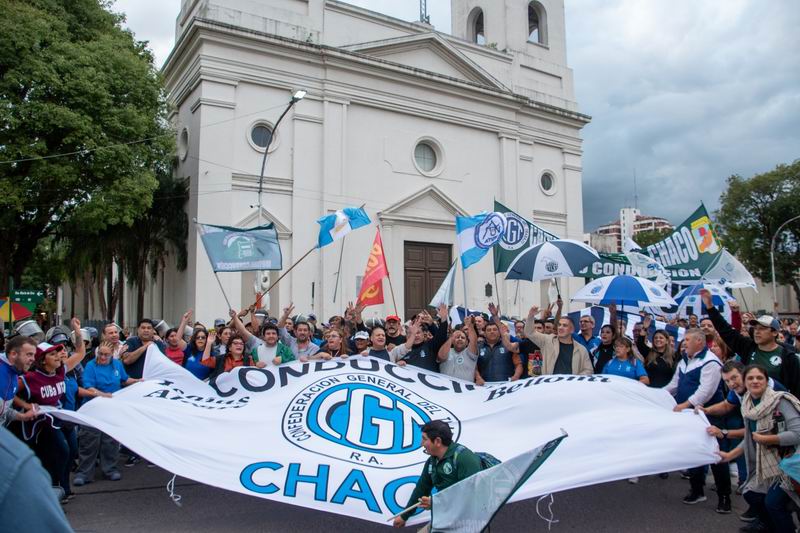 El Chaco se suma a la marcha nacional contra la reforma laboral