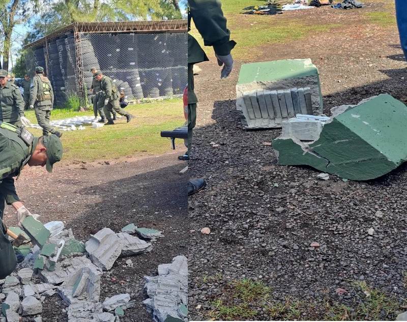 Narco que chocó a gendarme llevaba cocaína en asientos