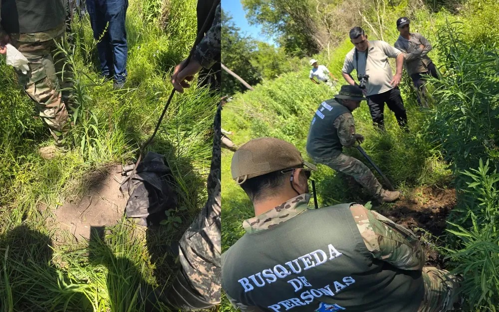 Hallaron en la zona de Campo Rossi un pantalón que sería del joven desaparecido Nelson Gusak