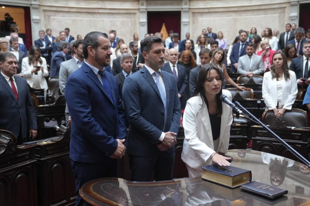 Juró Rosario Goitia en el Congreso: «Venimos a defender el cambio profundo que la sociedad eligió»