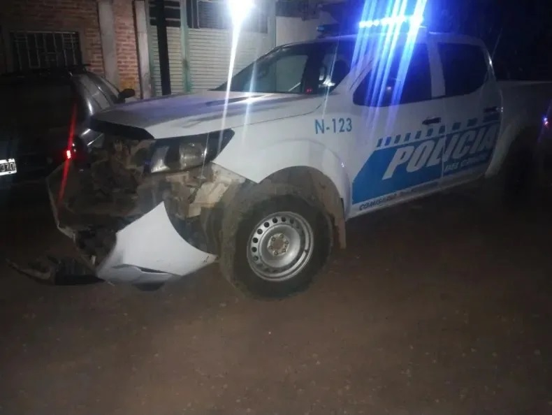 Gran Resistencia: tres heridos tras dos choques protagonizados por patrulleros durante operativos policiales