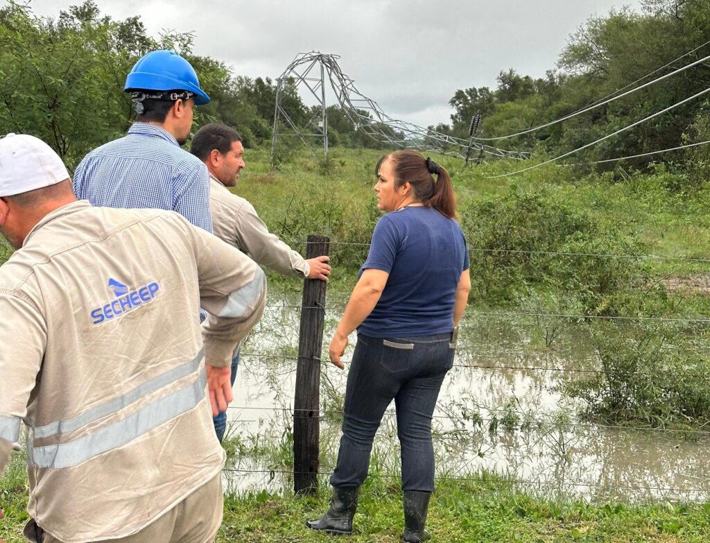 Tornado en Colonia Popular y Laguna Blanca: Secheep intensifica trabajos para reestablecer el servicio
