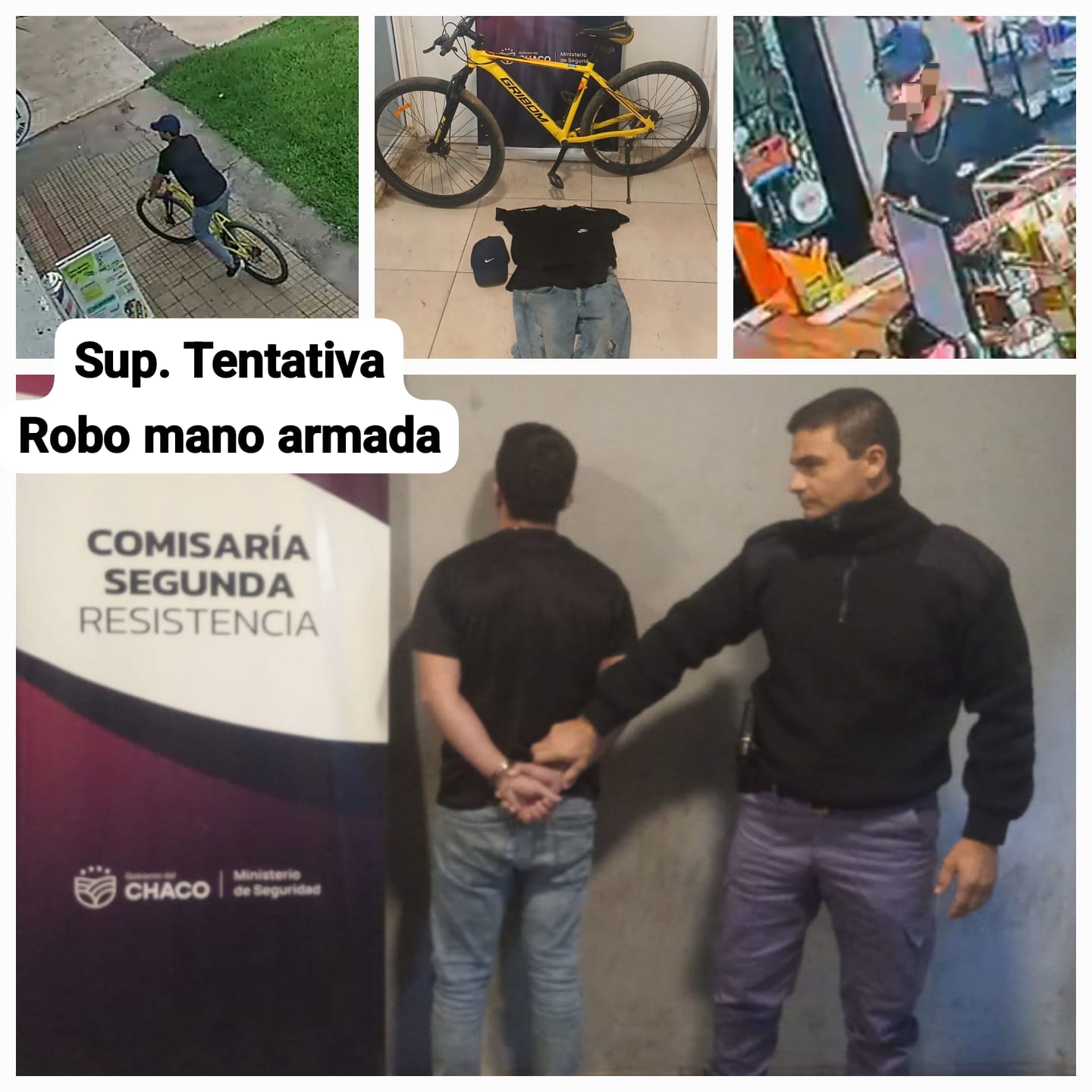 Rápido accionar policial en Resistencia: detuvieron a un joven tras una seguidilla de robos en comercios