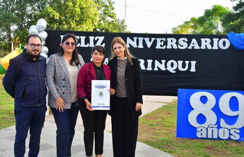 El intendente Sander presidió los actos del 89° Aniversario de Zaparinqui