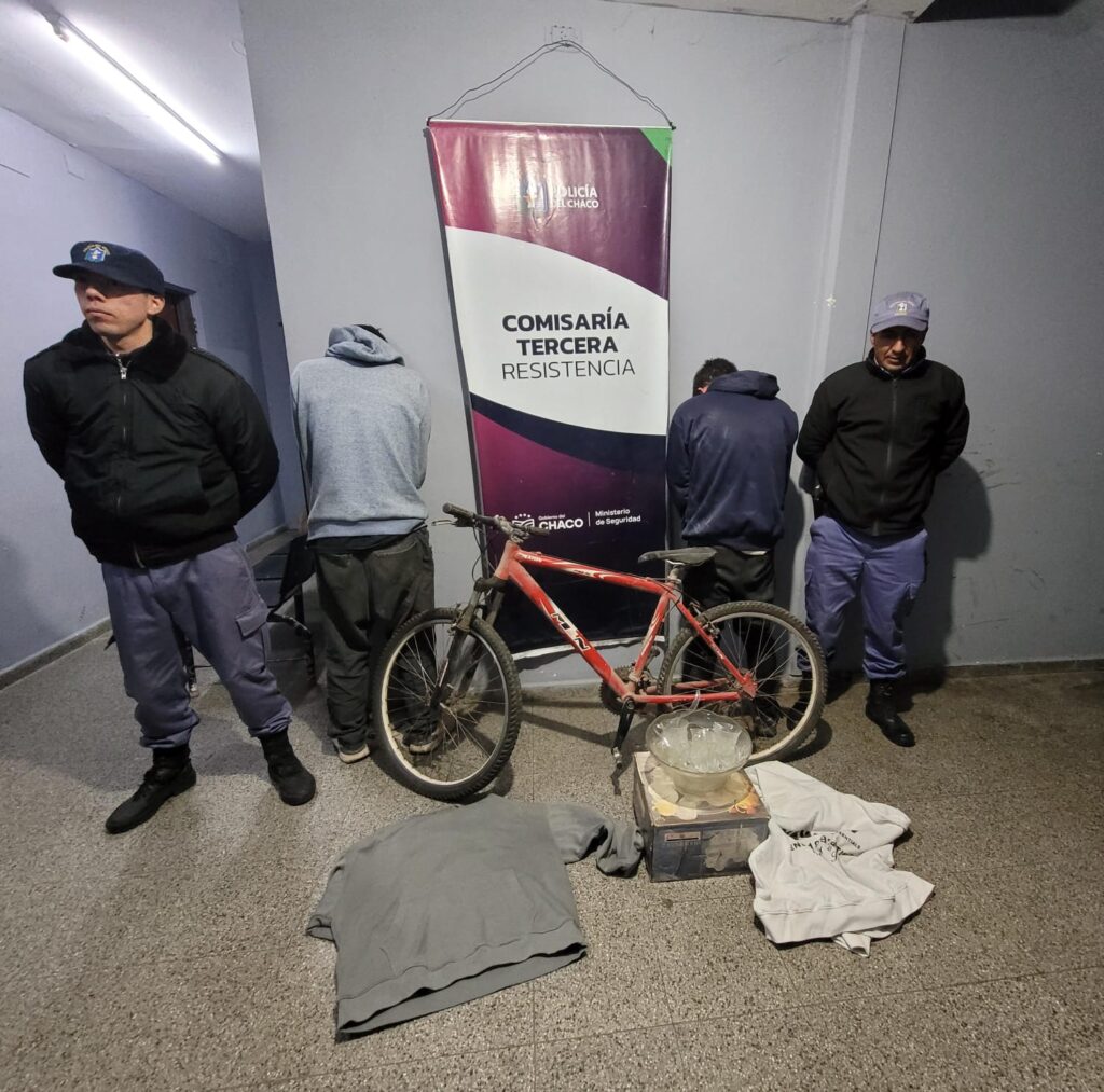 Resistencia: detuvieron a dos hombres por robar en una vivienda de Villa Ercilla