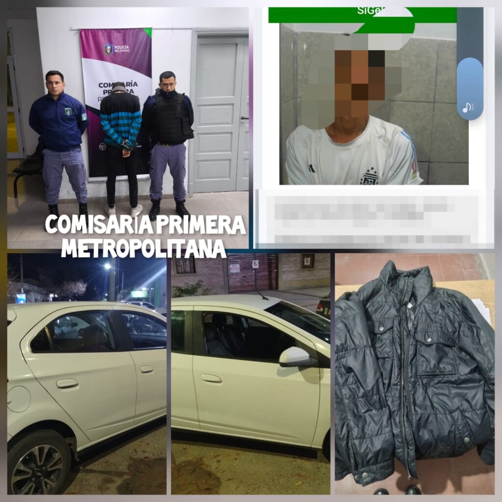 INSEGURIDAD| Un jóven robó una campera tras romper la ventana de un auto