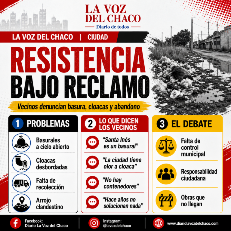 Resistencia en foco: crecen los reclamos vecinales por basura y cloacas ...