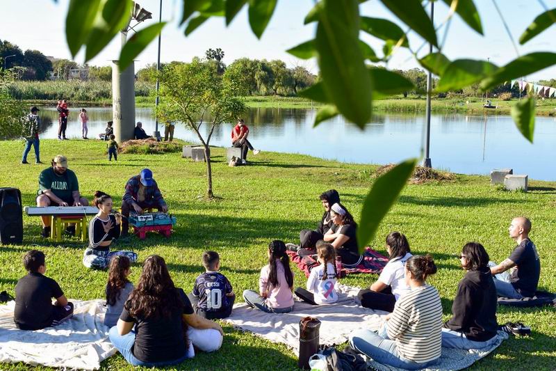 El Cecual llega a la laguna Seitor con juegos y música
