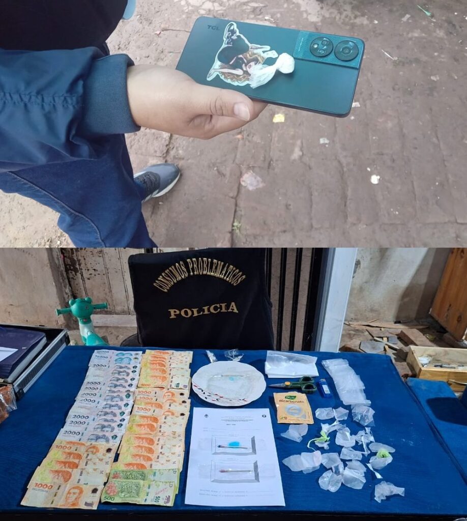 Villa Ángela: se tragó una bocha de cocaína mientras la policía allanaba el domicilio