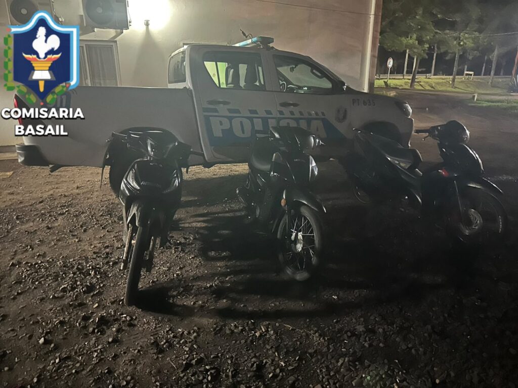 Basail: interrumpieron picadas ilegales y secuestraron tres motos