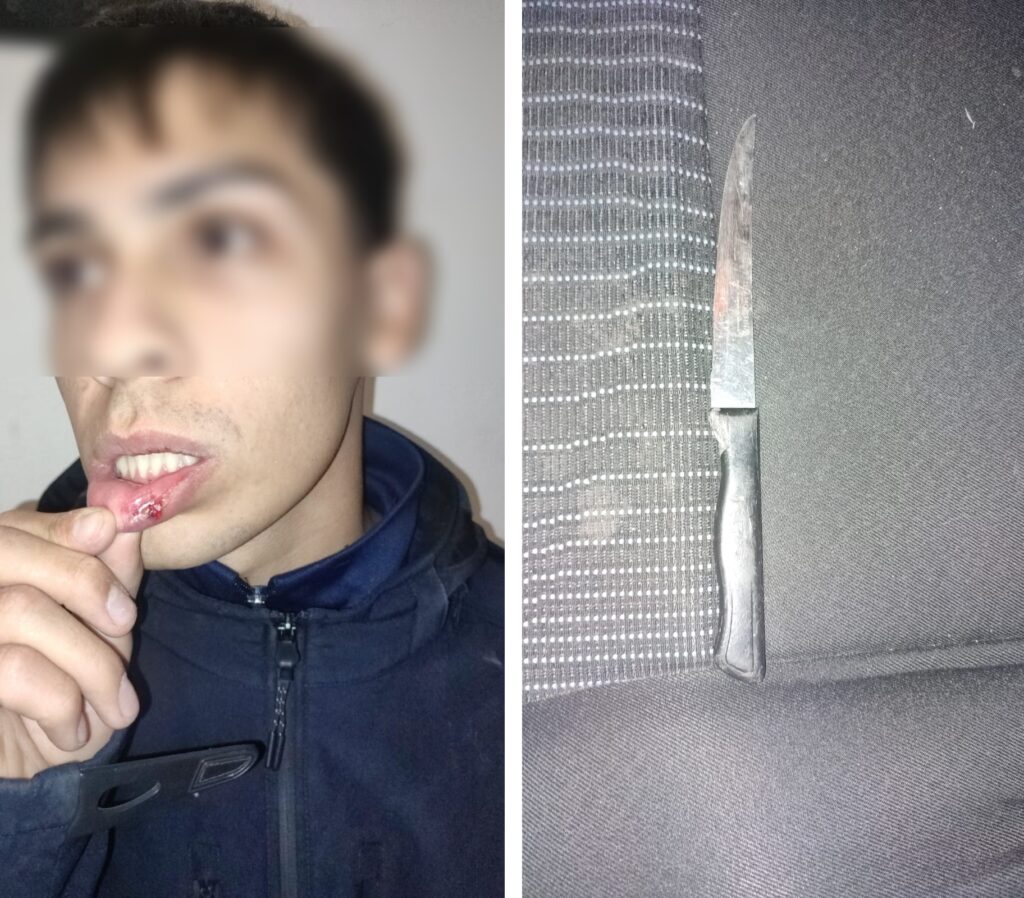 Resistencia: atacó a un policía con un cuchillo durante un control y terminó detenido junto a dos familiares