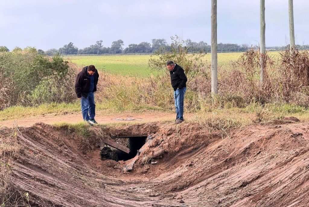 En Charata ejecutan obras de drenaje para prevenir anegamientos ante posibles intensas lluvias