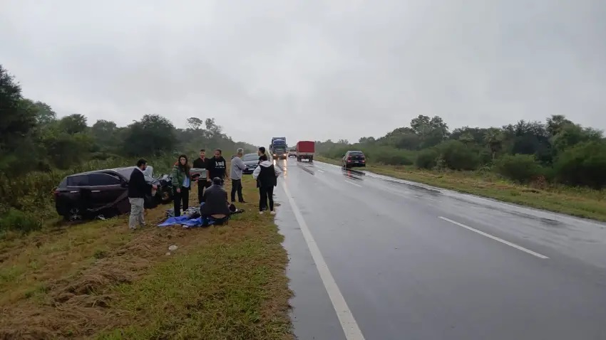 Fatal choque frontal en la Ruta 11: una persona murió y otras cuatro resultaron heridas cerca de Margarita Belén