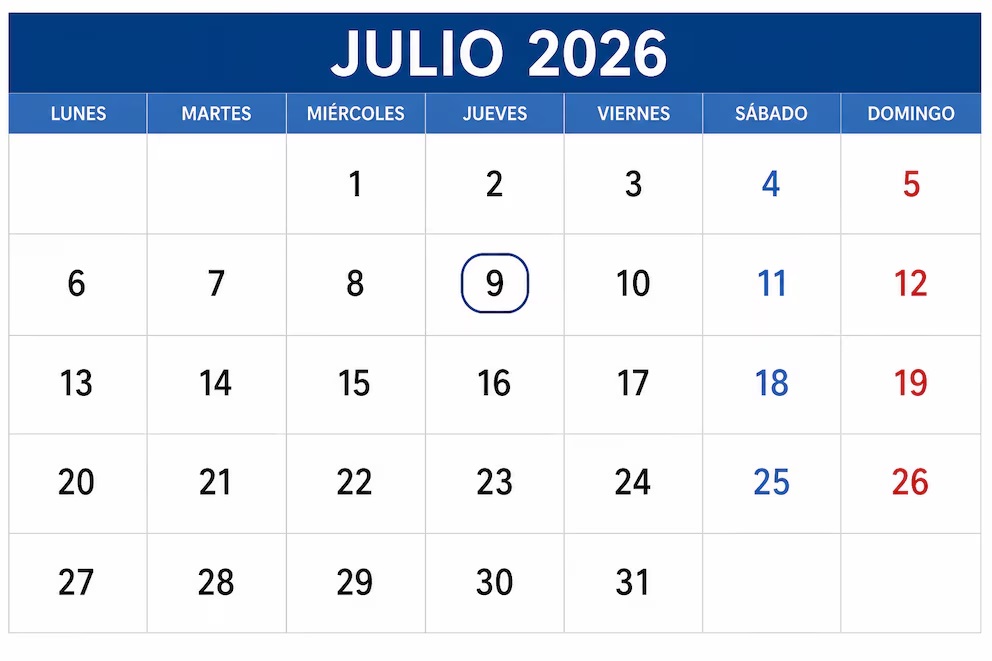 Dudas por el fin de semana largo del 9 de Julio: ¿El viernes 10 de julio es feriado o día no laborable?