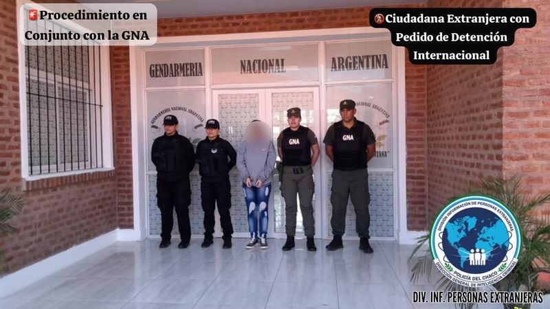 Era buscada por Interpol, vivía en la capital chaqueña