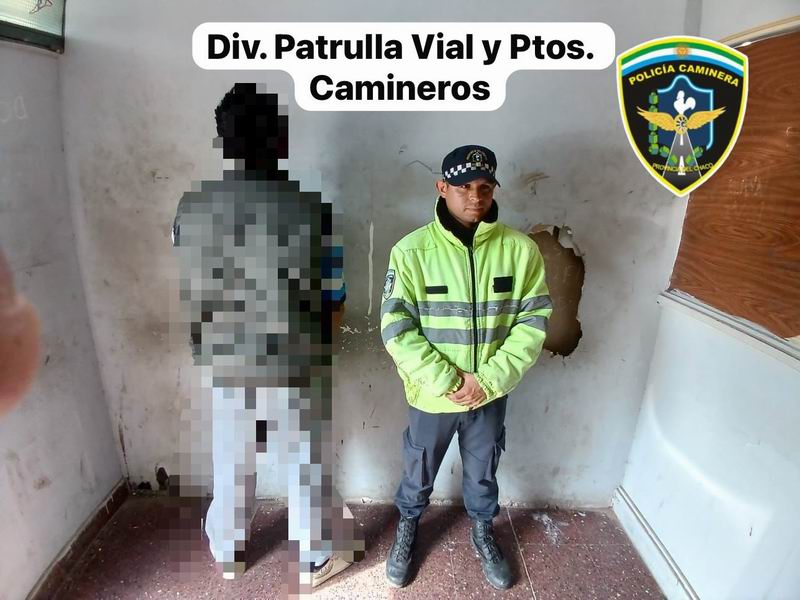 Choque permitió dar con buscado por la Justicia